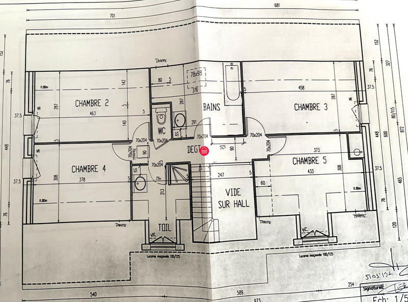 Maison - 135 m² - 6 pièces