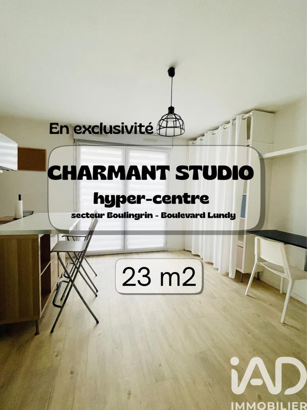 Studio - 23 m² - 1 pièce