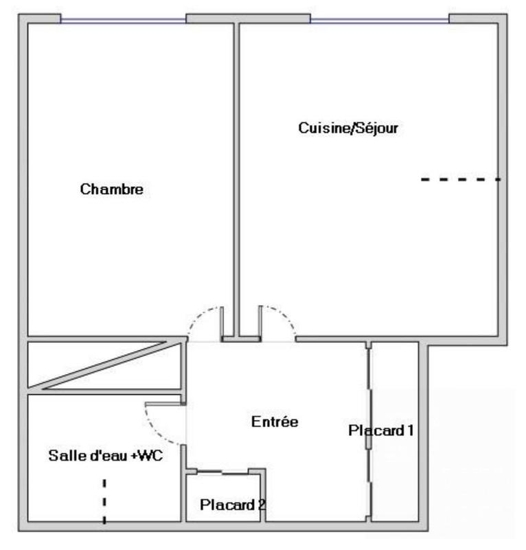 Appartement - 51 m² - 2 pièces