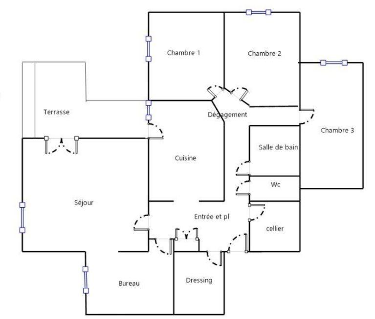 Appartement - 102 m² - 5 pièces