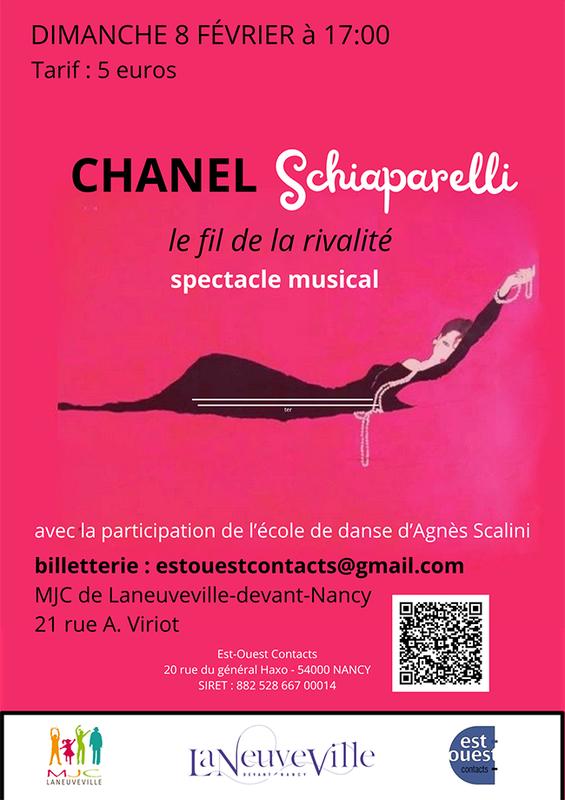 Spectacle musical - Chanel et Schiaparelli le fil de la rivalité
