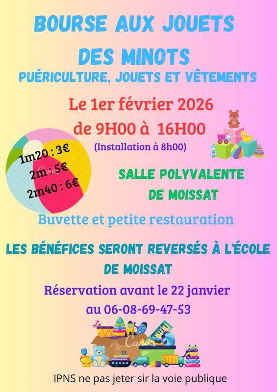 Bourse aux jouets des minots