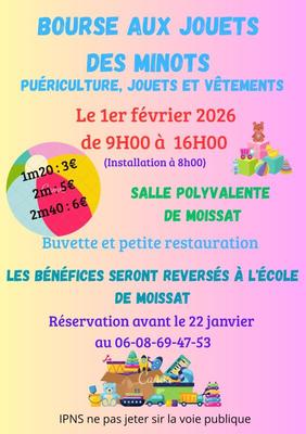 Bourse aux jouets des minots