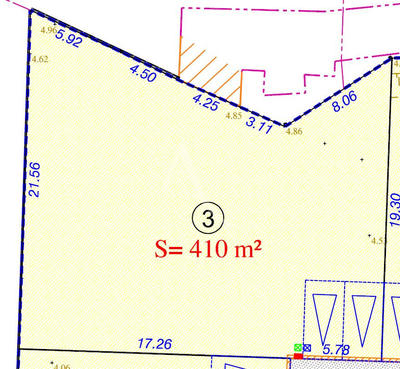 Terrain - 410 m²