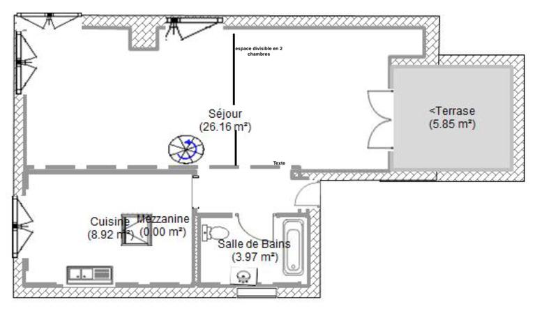Duplex - 150 m² - 5 pièces