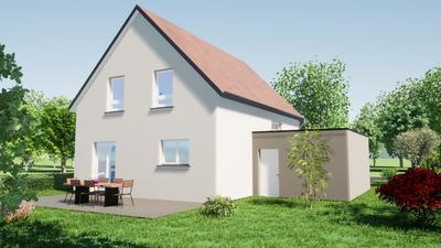 Maison - 90 m² - 5 pièces