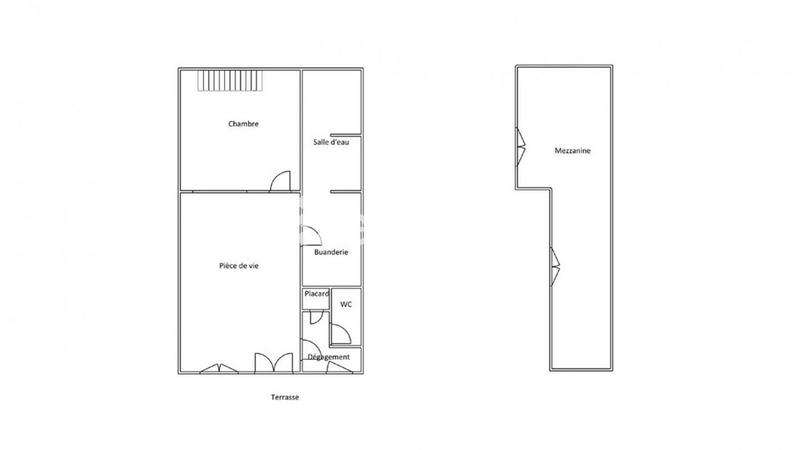 Appartement - 46 m² - 2 pièces