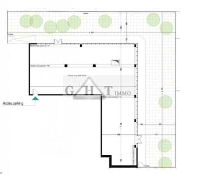 Local commercial - 278 m²