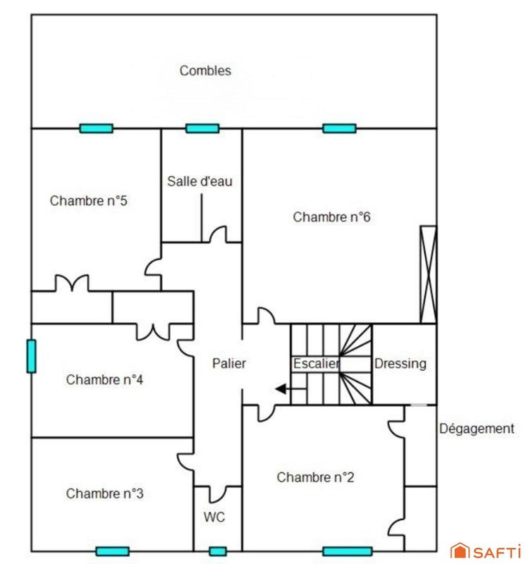 Maison - 175 m² - 7 pièces