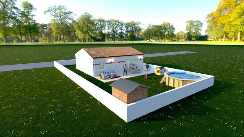 Maison - 70 m² - 4 pièces