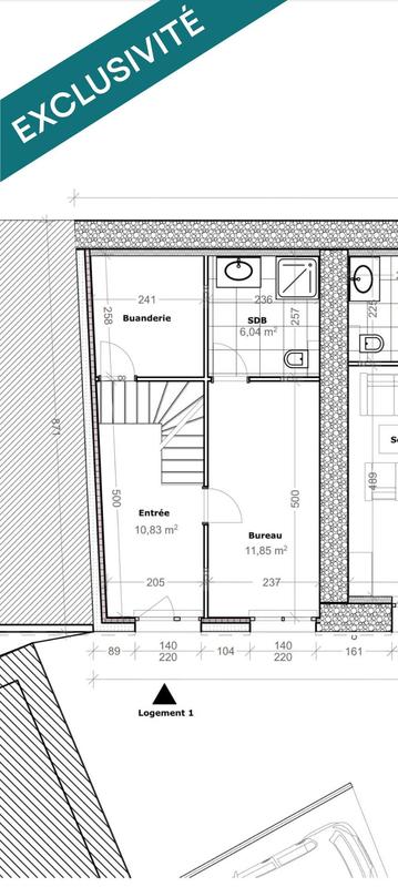 Appartement - 150 m² - 5 pièces
