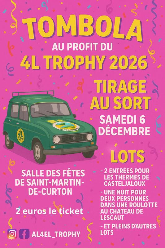 Repas pour le 4l Trophy