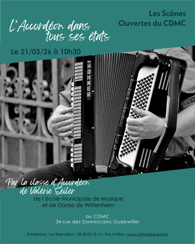 Scène Ouverte : l’Accordéon dans tous ses états
