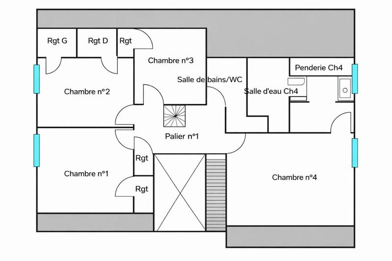 Maison - 202 m² - 8 pièces