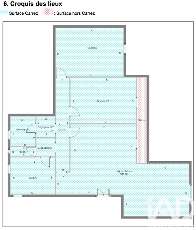 Appartement - 92 m² - 4 pièces