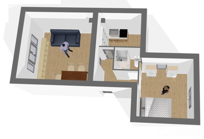 Appartement - 36 m² - 2 pièces