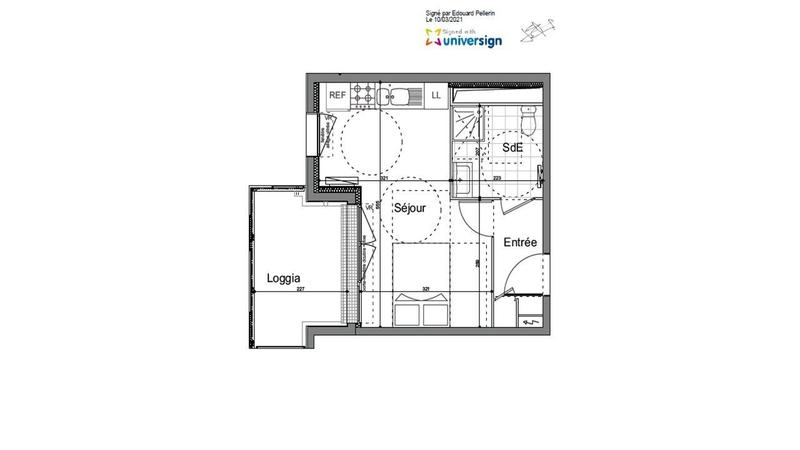 Appartement - 25 m² - 1 pièce