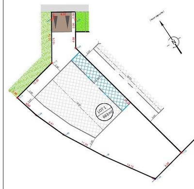 Terrain constructible - 663 m²
