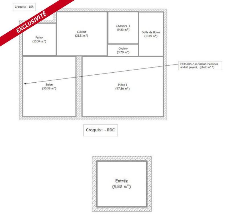 Local commercial - 256 m² - 10 pièces