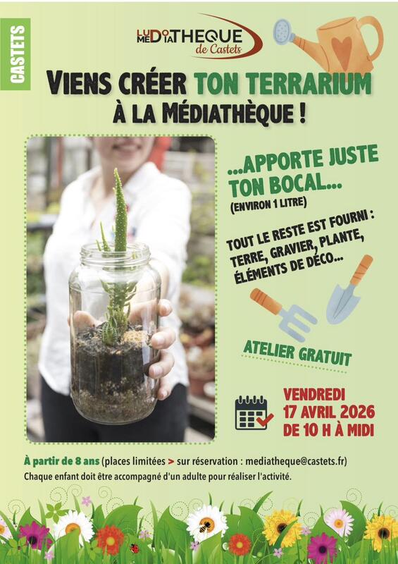 Viens créer ton terrarium !