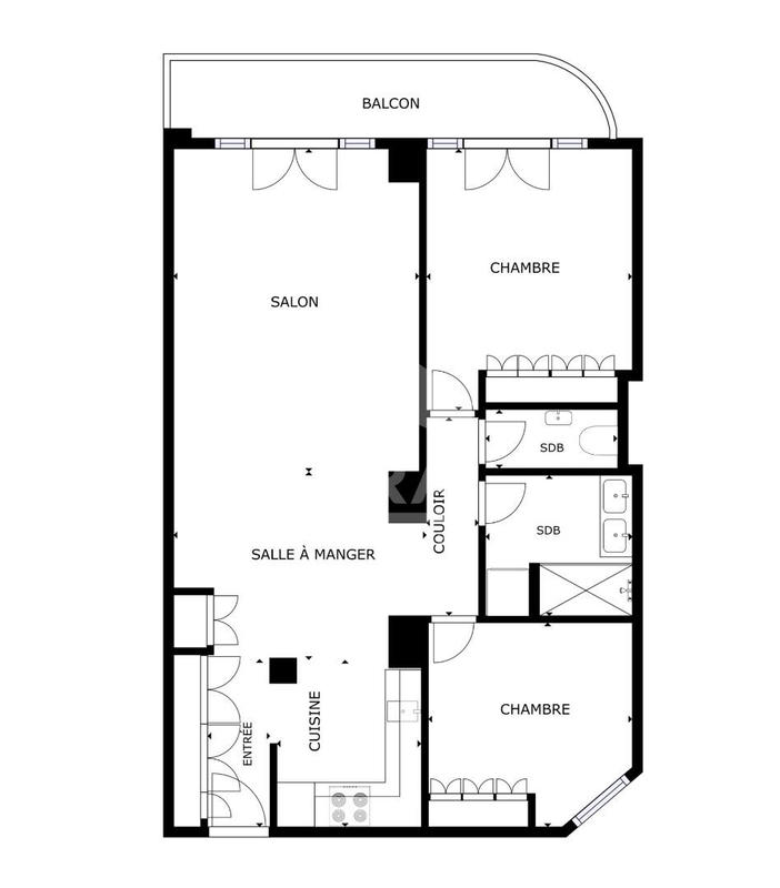 Appartement - 67 m² - 3 pièces