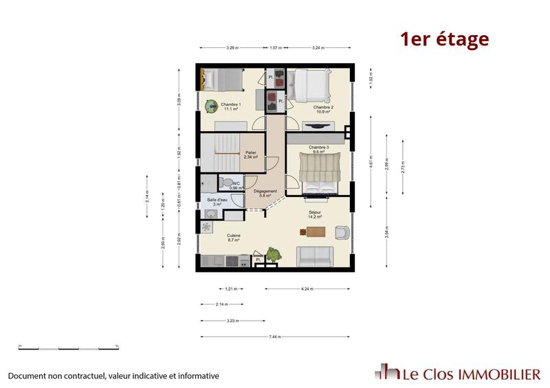 Maison - 172 m² - 9 pièces