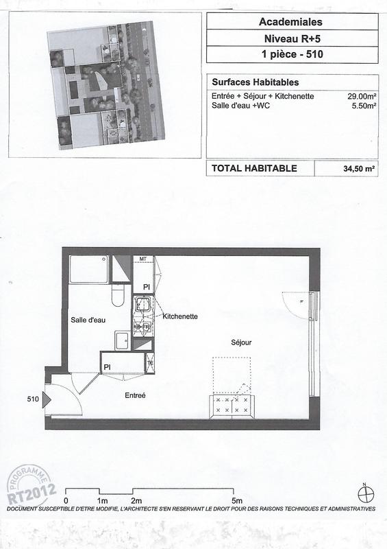 Appartement - 26 m² - 1 pièce