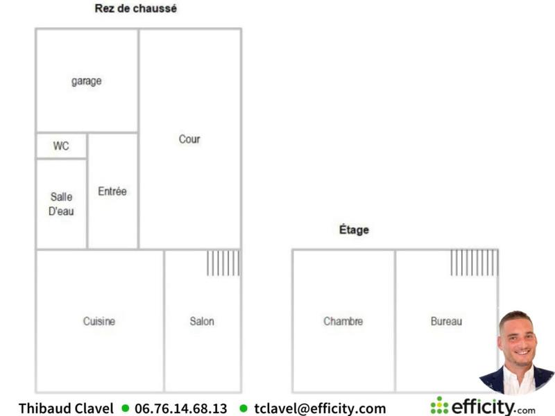 Maison - 70 m² - 3 pièces