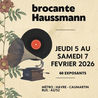 Brocante professionnelle haussmann