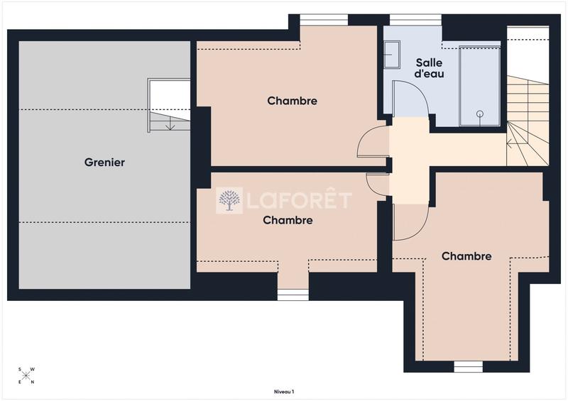 Maison - 86 m² - 4 pièces