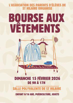 Bourse aux vêtements, puériculture et jouets