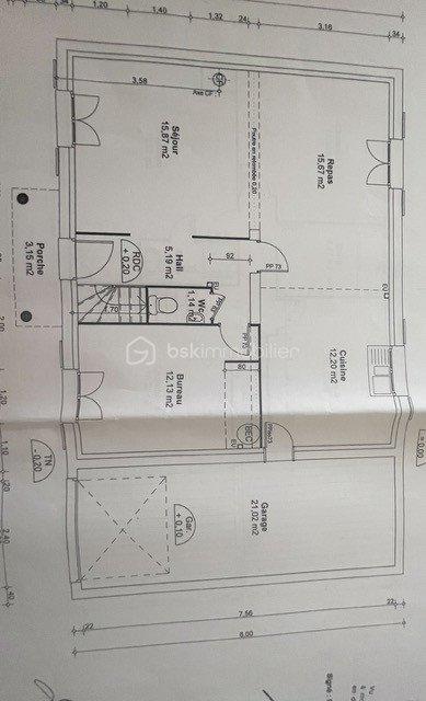 Pavillon - 122 m² - 7 pièces