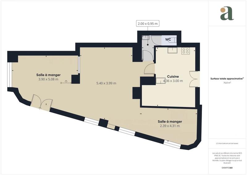 Fonds de commerce - 82 m²