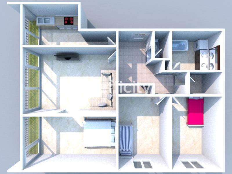 Appartement - 79 m² - 4 pièces