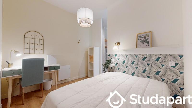 Chambre - 11 m² - 1 pièce