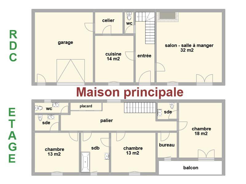 Maison - 171 m² - 6 pièces