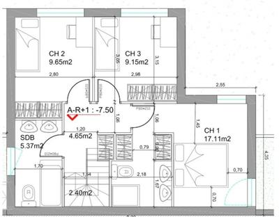 Maison - 100 m² - 4 pièces