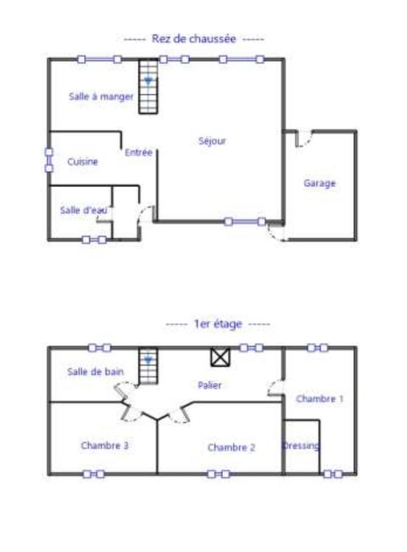 Maison - 95 m² - 5 pièces