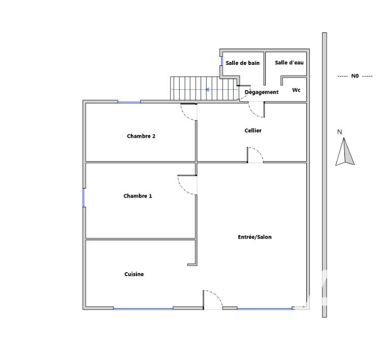 Maison de village - 102 m² - 4 pièces