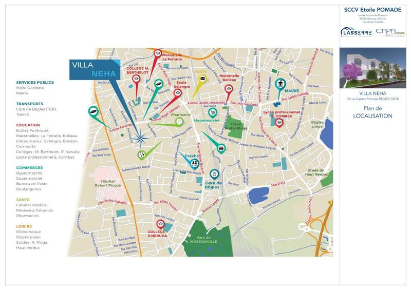 Appartement - 58 m² - 2 pièces