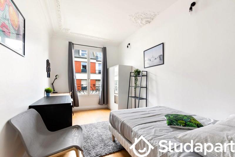 Chambre - 12 m² - 1 pièce