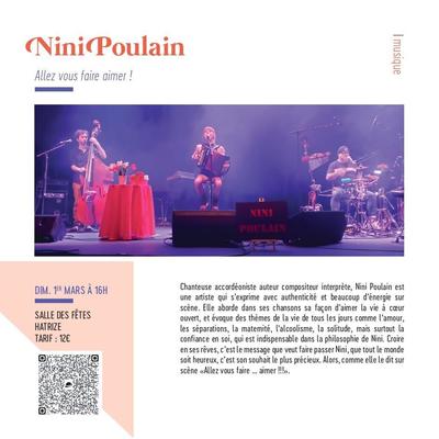 Festival des Rencontres sociales : Nini Poulain
