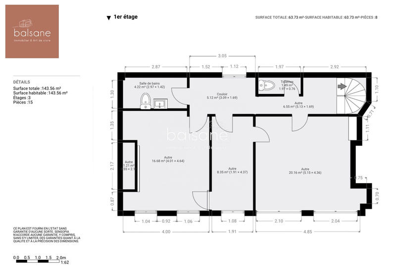 Immeuble - 147 m²