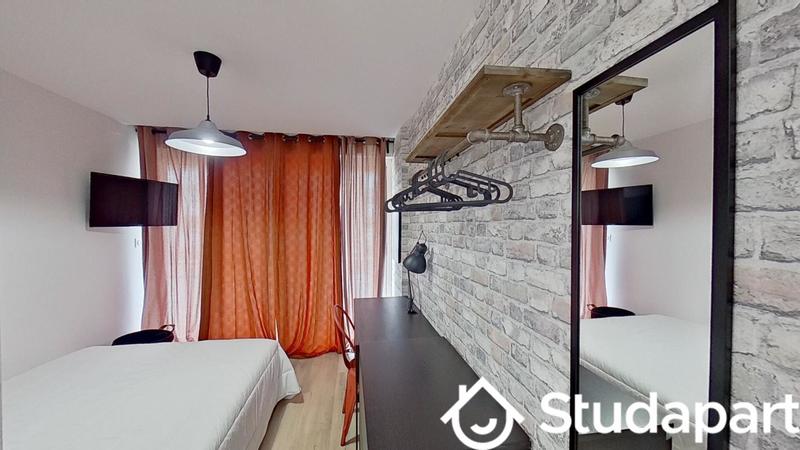 Chambre - 12 m² - 1 pièce