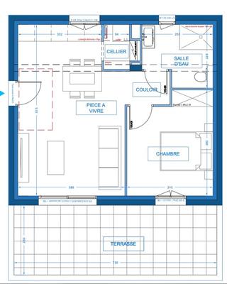 Appartement - 42 m² - 2 pièces