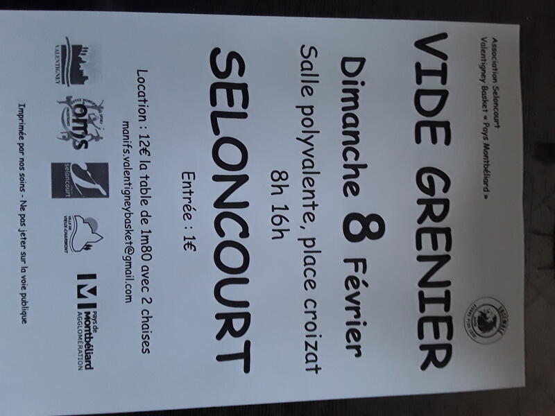 Vide grenier de l'asv basket