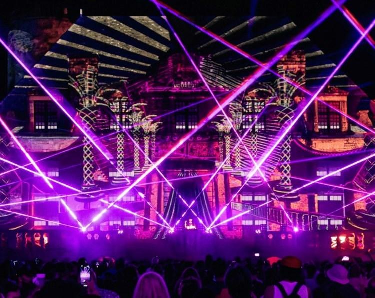 Anamorphose Spectacle sons et lumières concerts électro