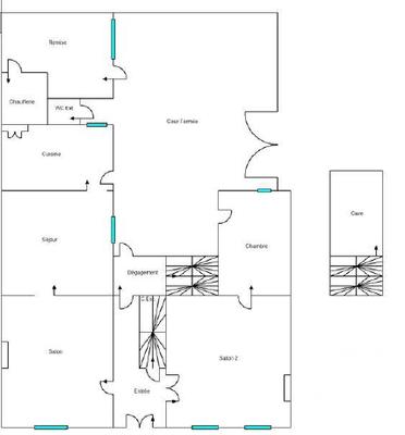 Maison de ville - 158 m² - 7 pièces