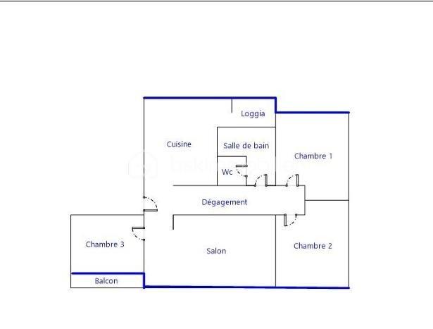 Appartement - 72 m² - 4 pièces