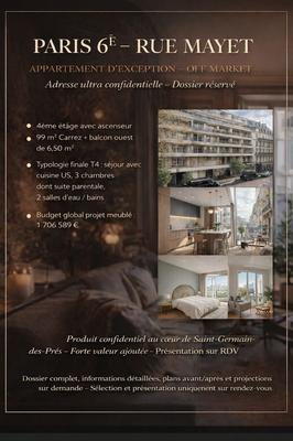 Appartement - 100 m² - 4 pièces